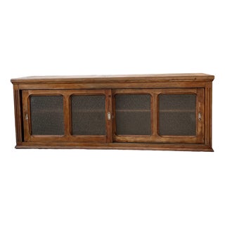 Vintage Sideboard of Sliding Glass Doors, 1950s For Sale