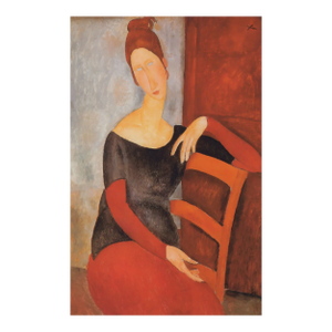 Modigliani Hebuterne on Red Chair Limited-Edition
