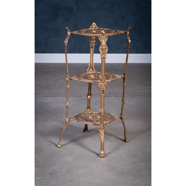 1960s Decorative Metal Pedestal, Italy, 1960s For Sale - Image 5 of 7