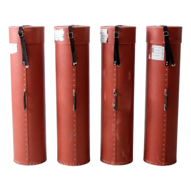 Vintage Industrial Transport Cases Set of 4 For Sale