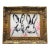 Bunny Hop Original Acrylic Painting in Victorian Gold Gilded Frame For Sale