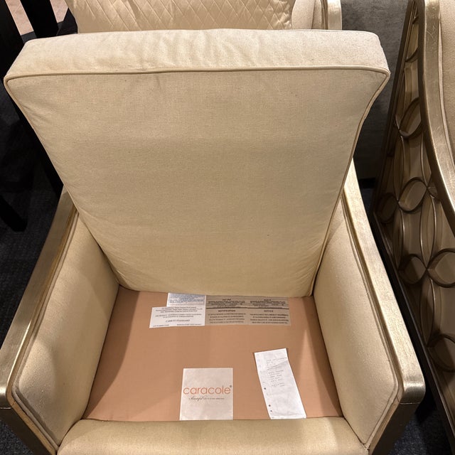 Upholstery Social Butterfly Silver Accent Chair. By: Caracole For Sale - Image 9 of 10