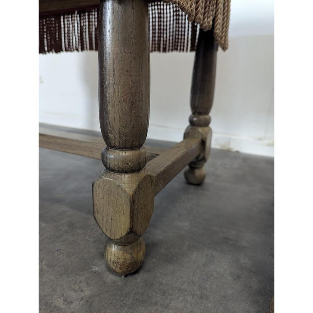 Ottomans with Wooden Structure, Set of 2 For Sale - Image 5 of 7