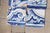 Ceramic Antique Set of 6 Baroque Portuguese Tiles, 18th Century Blue & White Scrollwork and Ornamental Motifs For Sale - Image 7 of 10