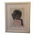 1988 Tom Kenealy Signed Figurative Portrait Print in Custom Frame - 26" X 31" For Sale