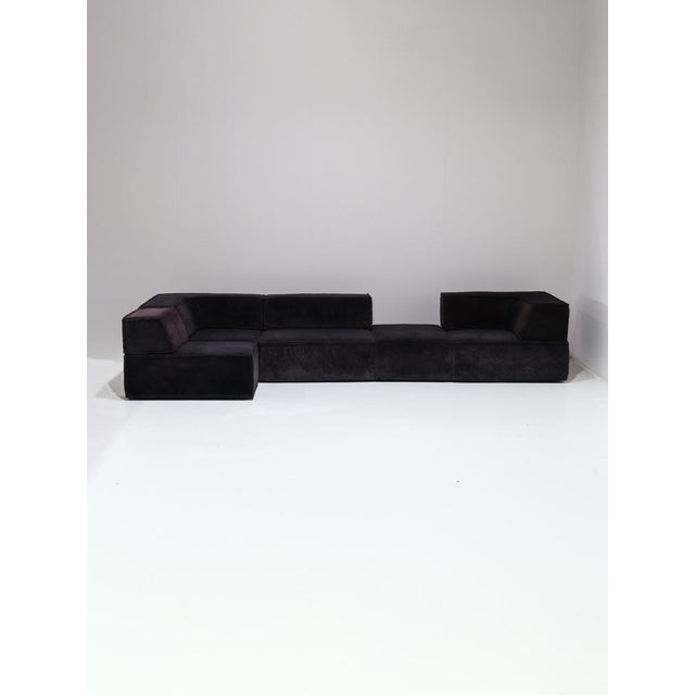 Mid-Century Modern Vintage Swiss Trio Modular Sofa from Cor, 1970s, Set of 9 For Sale - Image 3 of 18