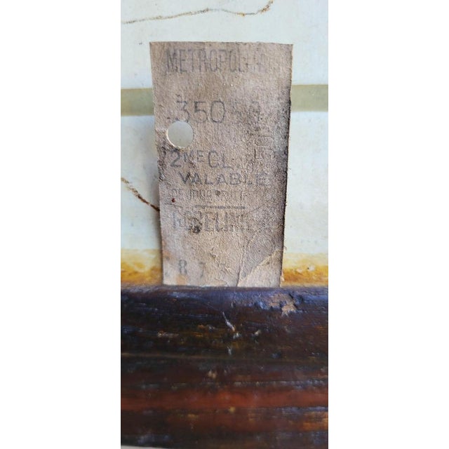 Parisian Metro Bench, 1930s For Sale - Image 9 of 10