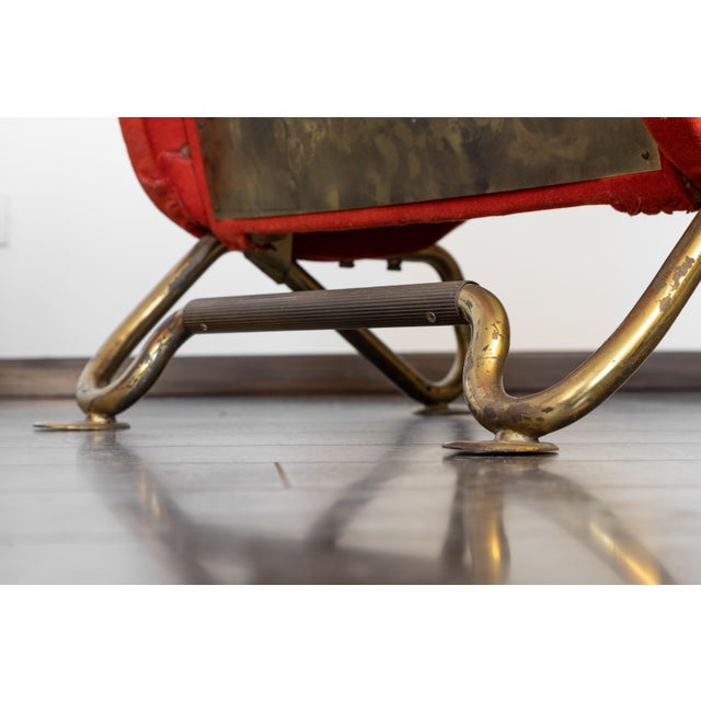 Set of Armchairs by Carlo Mollino for the Rai Auditorium, Turin, 1952 For Sale - Image 9 of 14