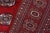 Red Rustic Bokhara Red/Blue Hand Knotted Wool Rug For Sale - Image 8 of 9