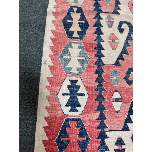 3ft 7in × 5ft Turkish Kilim Rug, Vintage For Sale - Image 12 of 12