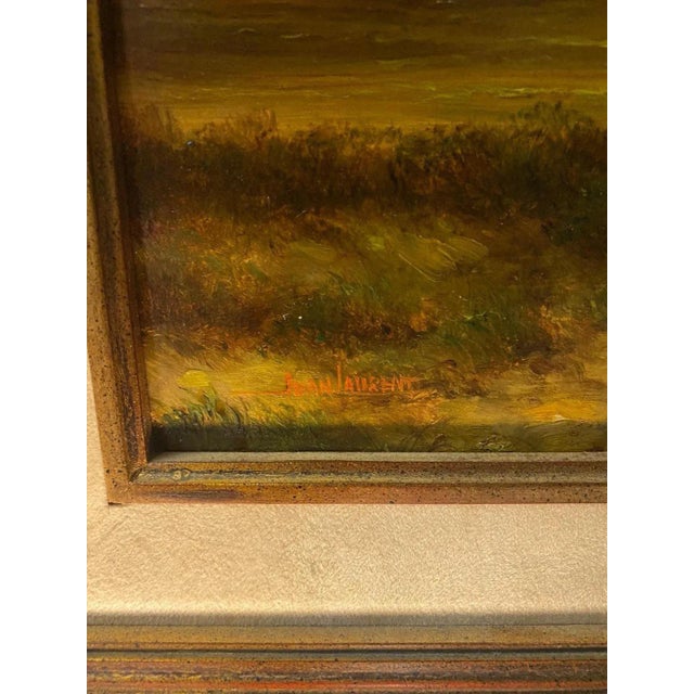 Jean Laurent, Sailboat Departure, Oil on Wood For Sale - Image 5 of 10