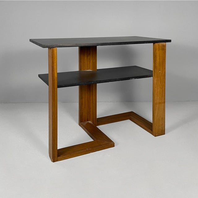 Italian Modern Rectangular Coffee Table in Wood, 1970s For Sale - Image 4 of 14