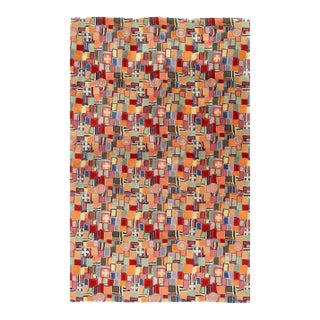 1990s Multi Color Fine Hand Knotted Modern Rug For Sale