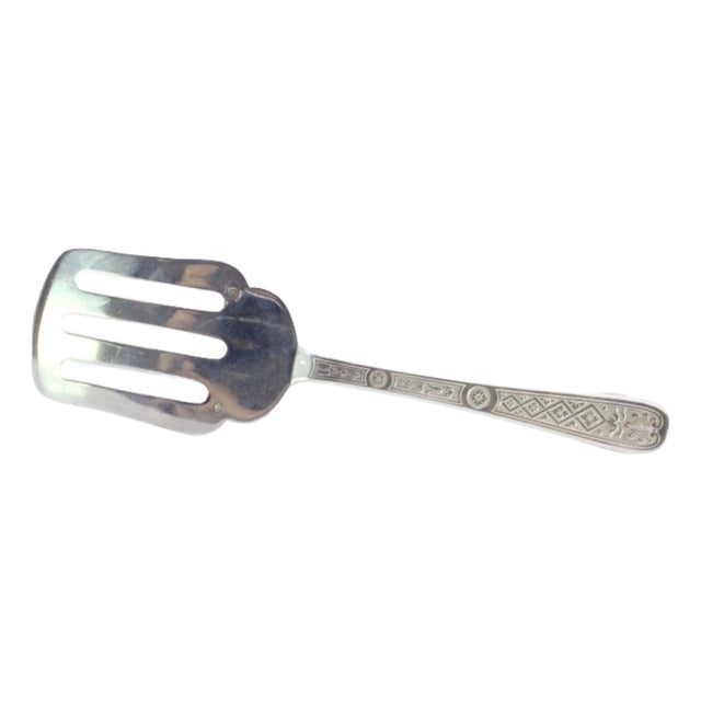 Silver Asparagus Serving Spatula For Sale