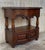19th Century Pair of Catalan, Spanish Nightstands with Drawers & Low Open Shelf For Sale - Image 17 of 18
