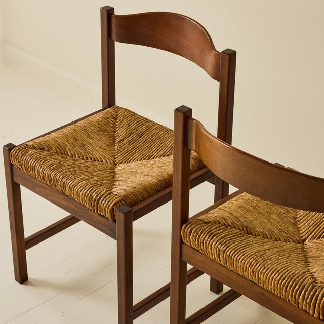 Giovanni Michelucci "Torbecchia" Series Dining Chairs by Poltronova, Set of 6, 1960s For Sale In New York - Image 6 of 7