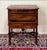 Antique French Louis XVI Style Marble Top Chest Side End Table Walnut c.1920s-30 For Sale - Image 9 of 18