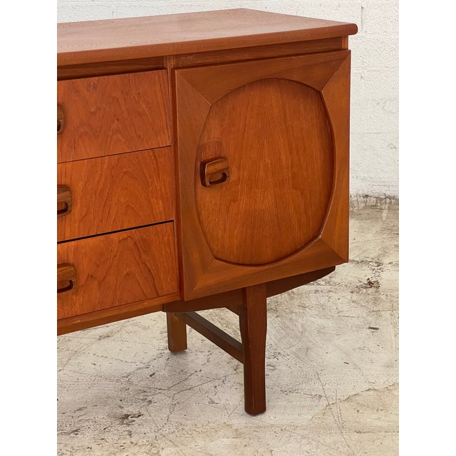 Mid-Century Modern Mid Century Modern Danish Teak Credenza For Sale - Image 3 of 5
