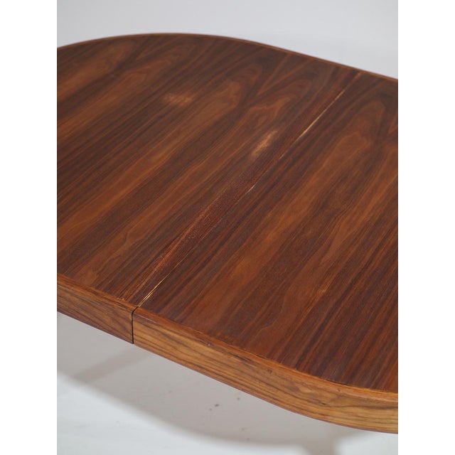 Danish Oval Extendable Dining Table in Teak, 1960s For Sale - Image 10 of 18