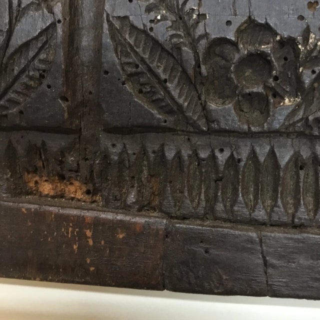 18th Century Continental Carved Wood Cake Mold For Sale - Image 10 of 12