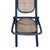 Victorian Vienna Secession Dark Stain Bent Oak & Cane Foling Chair No. 01 Attributed to Thonet For Sale - Image 3 of 4