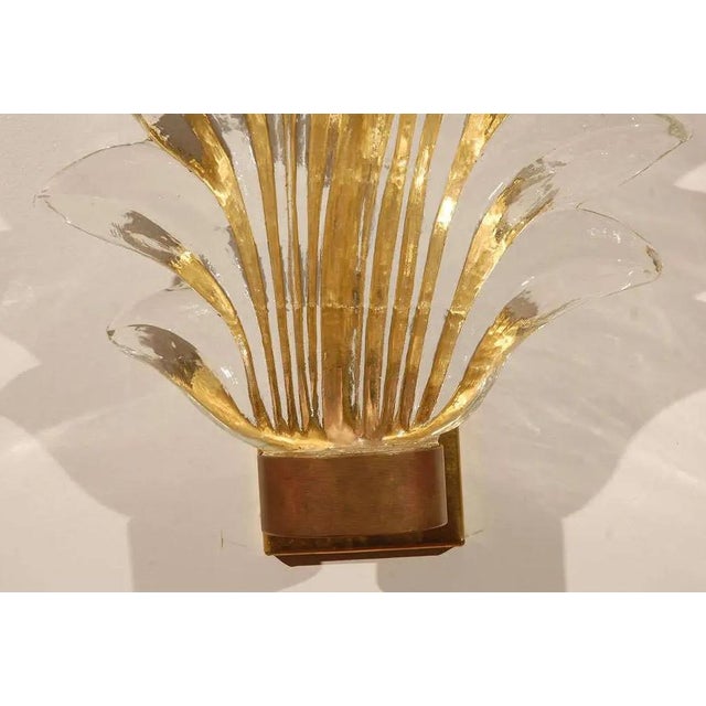 1960s Barovier & Toso Murano Glass Sconce For Sale In Los Angeles - Image 6 of 8