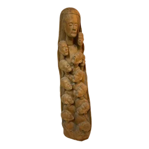 African Wood Carving Statue