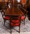 Hollywood Regency Vintage Mahogany 3-Pillar Dining Table and Chairs, 20th Century, Set of 15 For Sale - Image 3 of 18