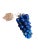 Late 20th Century Late 20th Century Blue Semi-Precious Stone Grape Décor With Silver Plate Leaf For Sale - Image 5 of 5