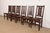 Gustav Stickley Antique Mission Oak Arts & Crafts H-Back Dining Chairs With Leather Seats, Newly Restored For Sale - Image 11 of 11