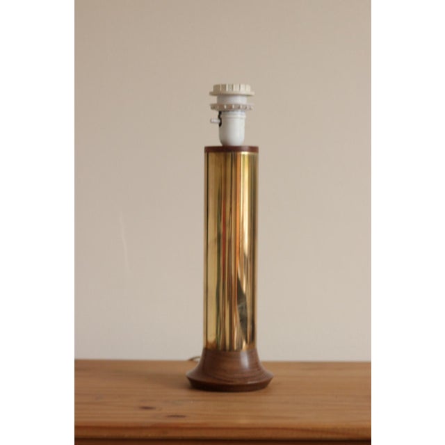 Large Vintage Brass Table Lamp For Sale - Image 13 of 18
