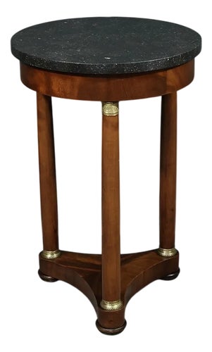 Empire Style Mahogany Tripod Pedestal Table, Early 20th Century