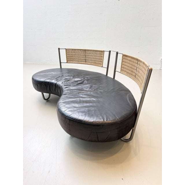 Fantasy Island Leather Sofa by Kurt Beier, 1980s For Sale - Image 17 of 18