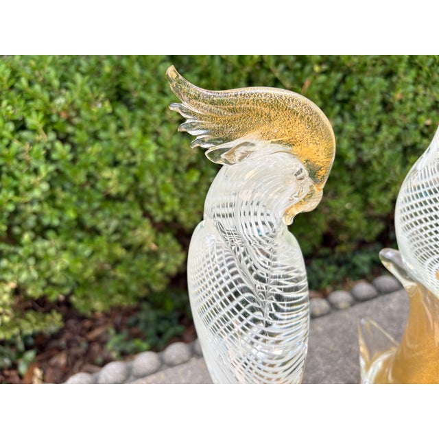 1950s Pair of Murano Glass Parrots For Sale In Houston - Image 6 of 11