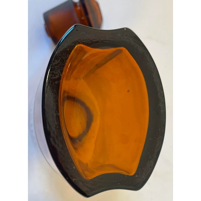 Amber Vintage German Apothecary Jar For Sale - Image 8 of 8