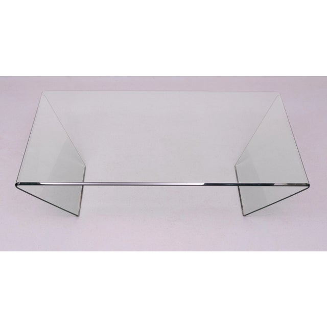 Beautiful cut glass coffee table. Time less design. Fits every style and decor. Such a good simple design.