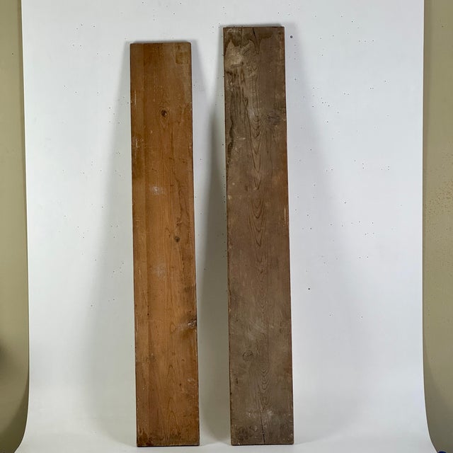 Vintage Large French "Bonami Co. Inc." Wood Trade Sign, 97" Wide For Sale - Image 9 of 10