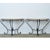 These matching demilune console tables are made from a stunning light brown onyx. The tops were cut from the same piece of...
