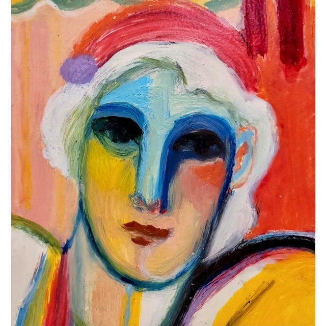 1960s Nancy Kittredge -Rich Woman vs. Poor Woman-Oil Painting For Sale - Image 5 of 11