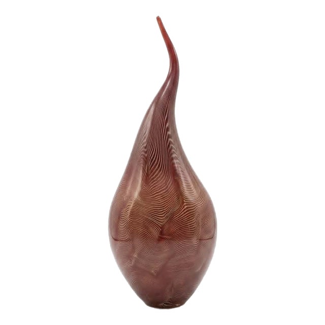Sculptural Filigree Vase by Lino Tagliapietra, 1990s For Sale