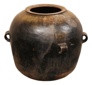 Large Mid 20th Century Guatemalan Tamalero Pot with Handles