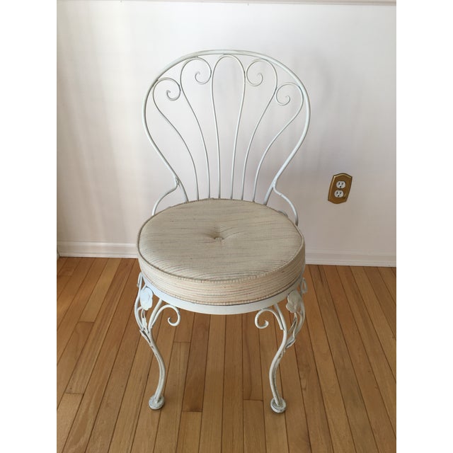 1950’s Vintage Woodard Roses Patio FurnitureSet of 5 Chairish