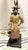 Black Mid 20th Century Chinoiserie Cast Bronze Figural Table Lamp For Sale - Image 8 of 11