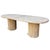 Early 21st Century Vintage Krista Wood Oval Dining Table For Sale - Image 5 of 8