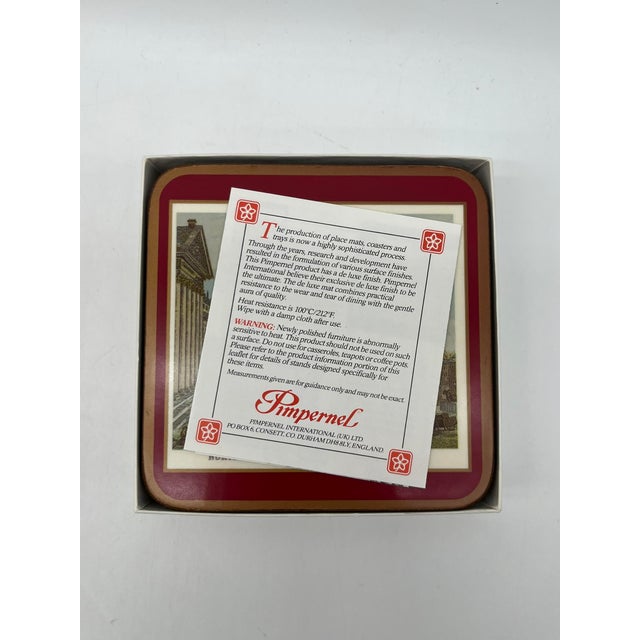 De Luxe Traditional Collection Coasters with English Landmarks and Riding and Hunting Scenes from Pimpernel England, 1980s, Set of 20 For Sale - Image 14 of 17