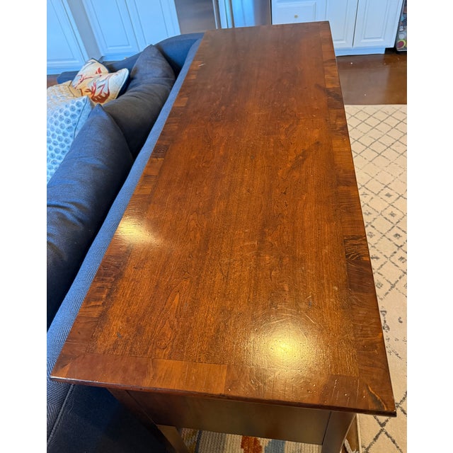 1990s 1990s Hekman Cherry 3-Drawer Buffet For Sale - Image 5 of 5