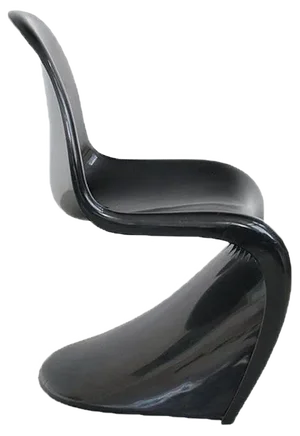 Black Plastic Chairs by Verner Panton for Herman Miller, Set of 4