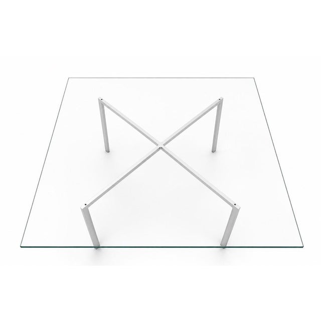 Ludwig Mies van der Rohe Vintage Barcelona Coffee Table by Ludwig Mies Van Der Rohe for Knoll International, 1970s For Sale - Image 4 of 4
