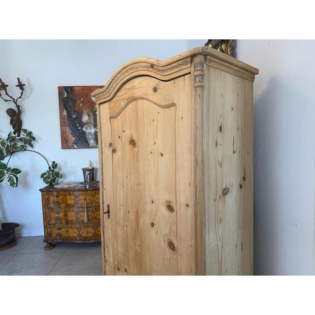 Gründerzeit Farmhouse 1-Door Cupboard in Wood For Sale - Image 8 of 18