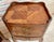1940s 1940s Pair of French Louis XV Style Bedside Tables with Marquetry and Brass Hardware, Pair For Sale - Image 5 of 10